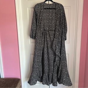 Floral Tie Wrap Dress